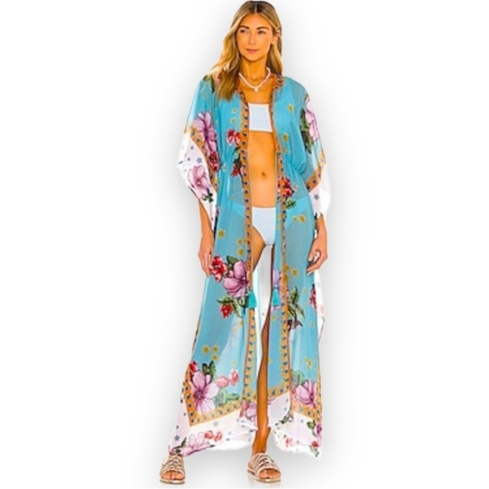 Agua Bendita Kimono in Blue